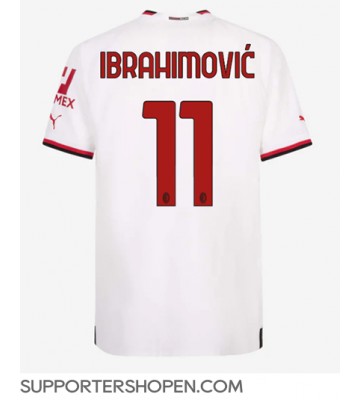 AC Milan Zlatan Ibrahimovic #11 Borta Matchtröja 2022-23 Kortärmad